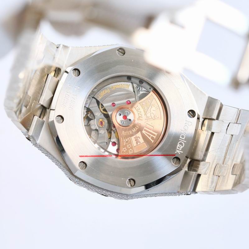 Audemars Piguet 15400OR.OO.1220OR.02 Royal Oak Selfwinding Iced Out Moissanite 42x10mm