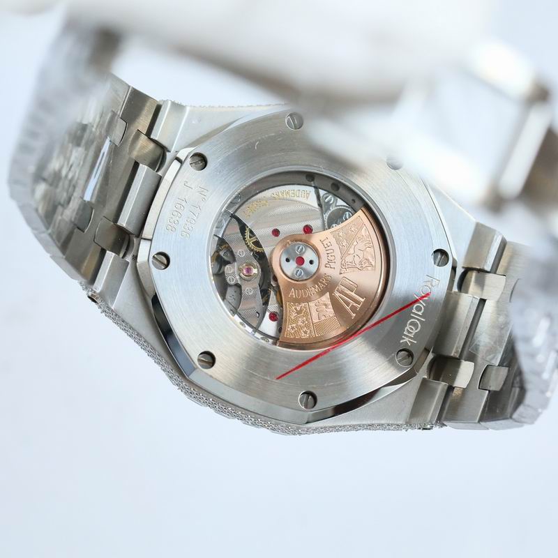 Audemars Piguet 15400OR.OO.1220OR.02 Royal Oak Selfwinding Iced Out Moissanite 42x10mm
