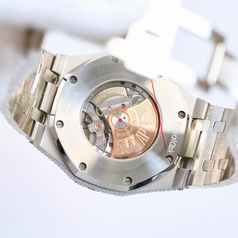 Audemars Piguet 15400OR.OO.1220OR.02 Royal Oak Selfwinding Iced Out Moissanite 42x10mm