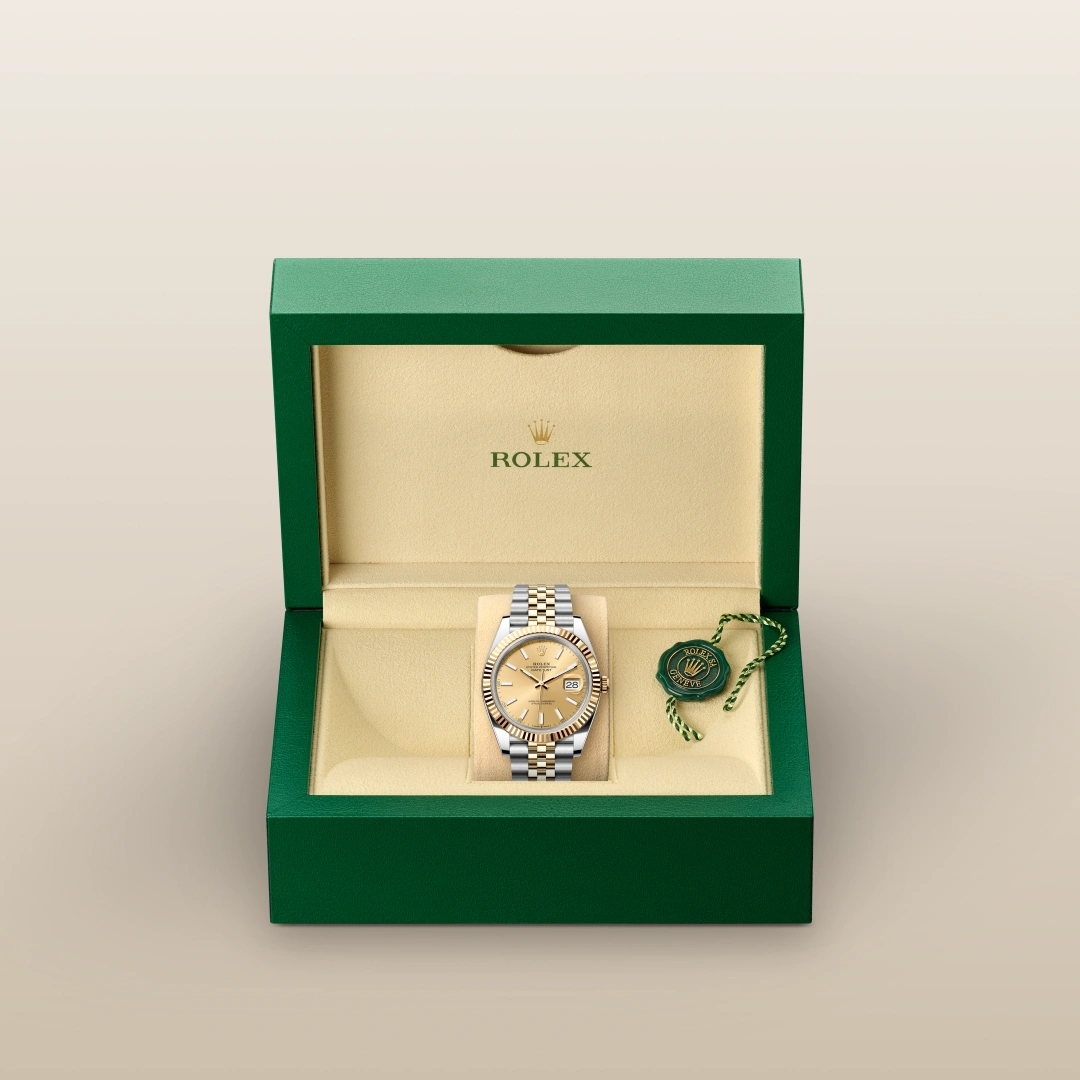 Rolex Datejust 41 Oyster, 41 mm, Oystersteel and yellow gold