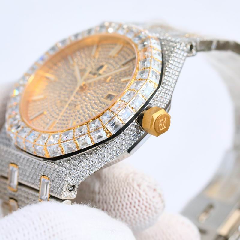 Audemars Piguet 15400OR.OO.1220OR.02 Royal Oak Selfwinding Iced Out Moissanite 42x10mm