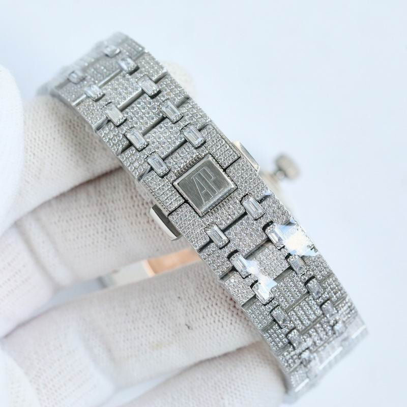 Audemars Piguet 15400OR.OO.1220OR.02 Royal Oak Selfwinding Iced Out Moissanite 42x10mm