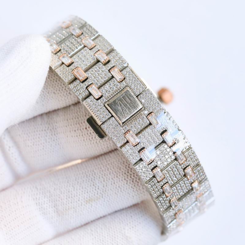 Audemars Piguet 15400OR.OO.1220OR.02 Royal Oak Selfwinding Iced Out Moissanite 42x10mm