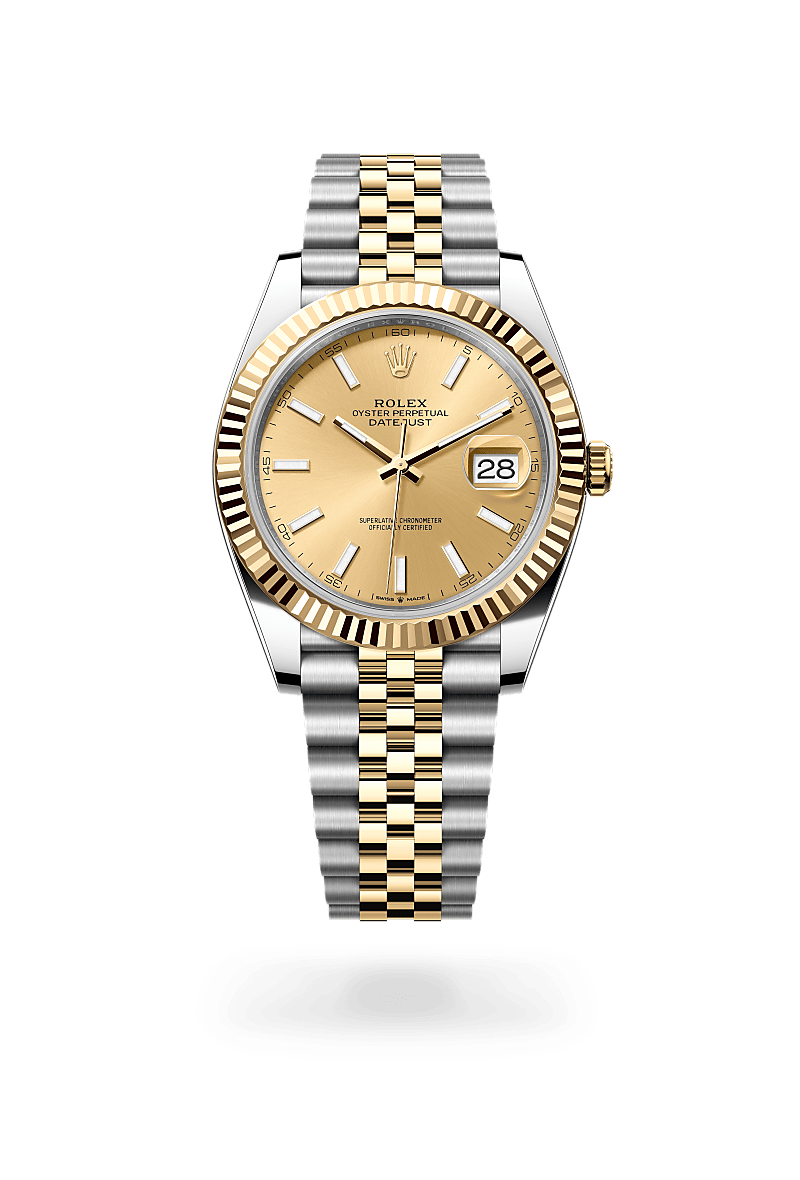 Rolex Datejust 41 Oyster, 41 mm, Oystersteel and yellow gold