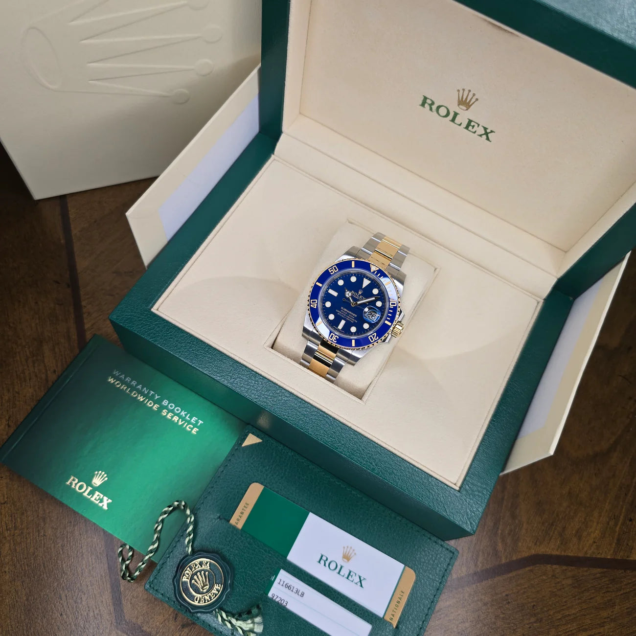 ROLEX SUBMARINER DATE 116613LB BLUESY 40MM